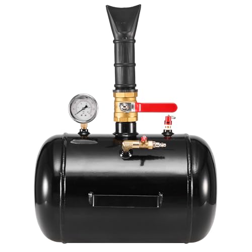 Image of VEVOR Air Tire Bead Seater, 5 Gal / 18.9 L, Heavy Duty Tire Bead Blaster Tool, 87-116 PSI Operating Pressure, Air Trigger Seating Inflator for Pickup, Truck, ATV, Jeep, Van, Lawn Tractor, RV, Black