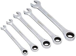 Amazon Basics Flexible Ratcheting Wrench Set- 10- Piece