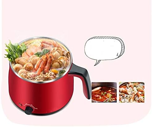 Olla Eléctrica Mini 1.5L Roja Acero Inoxidable HIONJIN miniatura 5
