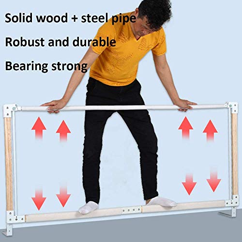 Barrière de lit robuste antichute bébé avec levage vertical réglable - 8