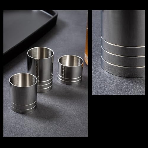 Vaso medidor acero inoxidable 50 ml miniatura 4