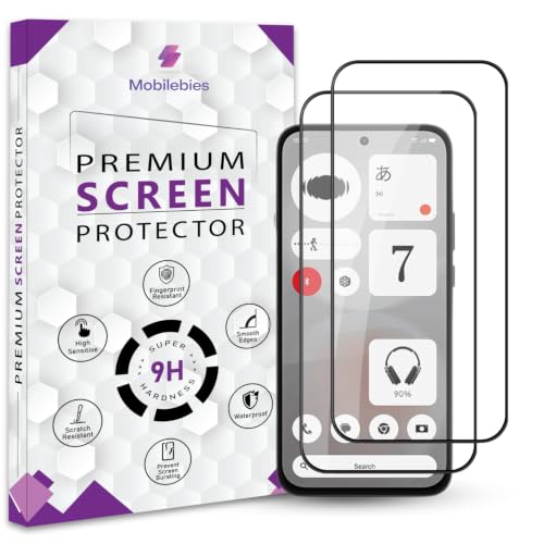 Image of Premium Tempered Glass Screen Protector Guard For Nothing Phone 4b 5G (6.77 Inch, Pack of 2) | Edge to Edge Coverage With Easy to installation kit