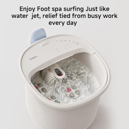 11.5-inch Foot Spa with Four Detachable Electric Massage Turntables, Featuring Circular Water Column Surfing Technology, Built-in Timer, and Intelligent Water Temperature Control by beici - Image 3