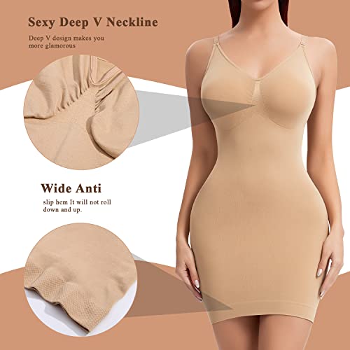Joyshaper Shapewear Slips For Under Dresses Cami Silp Dress For Women Tummy Control Seamless Body Shaper Full Silps #TOP1