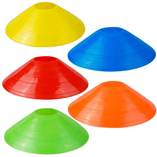 YSDMY 15pcs Cone Marking Disc, Multifunctional Training Space Obstacle Marking Cone, Used For Football, Roller Skating, Skateboard Cross Speed Training Sports Entertainment