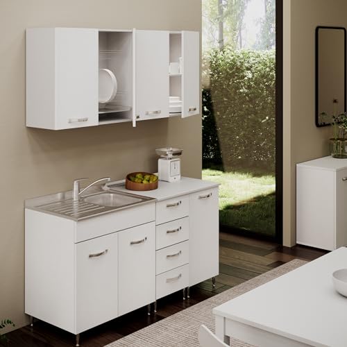 Design Elegante e Funzionale: Realizzata in legno di alta qualità 100% Made in Italy, unisce praticità e stile in un’unica composizione perfetta per ogni ambiente