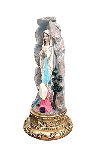 Generic Our Lady of Lourdes Grotto-Mother Mary 10 Inch - Image 6