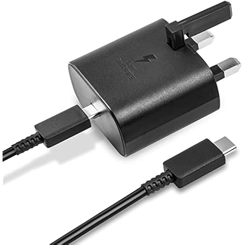 25W Samsung Fast Charger with USB C Cable Cover