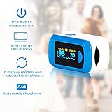BLT M70CB Fingertip Pulse Oximeter, SpO2 Blood Oxygen Level Saturation Sats Monitor for Adults Meets Medical Standard UK Guidance, Finger Pulse Oximeter CE Approved, Meet NHS Requirement, No Bluetooth - Image 6