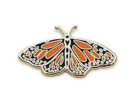Algopix Similar Product 11 - Monarch Butterfly Enamel Pin  Lapel