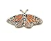 Monarch Butterfly Enamel Pin - Lapel Pin - Badge