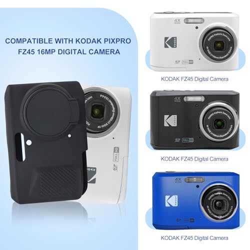 Funda de silicona para cámara Kodak PIXPRO FZ45 negra miniatura 2