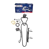 MOCA Timing Chain Kit for 1998-2001 for NISSAN Altima & 1998-2004 for NISSAN Frontier & for NISSAN Xterra 2.4L 16 Valve DOHC Eng.Code - KA24DE