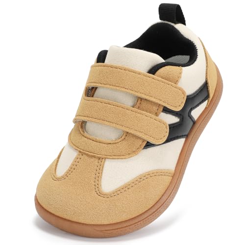Image of STQ KIDS Toddler Lightweight Slip on Sneakers: Boys Barefoot Shoes Kids Walking Shoes Boy Sneakers, Toddler First Walking Shoe Comfort Tennis Activities