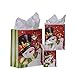 Besti Christmas Bags - Holiday Gift Bag Set with Tags In Assorted Sizes, Flat Wrap, & White Tissue Paper (28-Piece Set) 3 sizes Present Wrapping, Santa Claus, Snowman, Penguin, & Reindeer Design