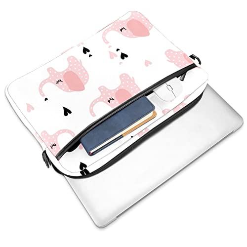 Protector tote bag de portátil contra impactos con estampado de corazones 2