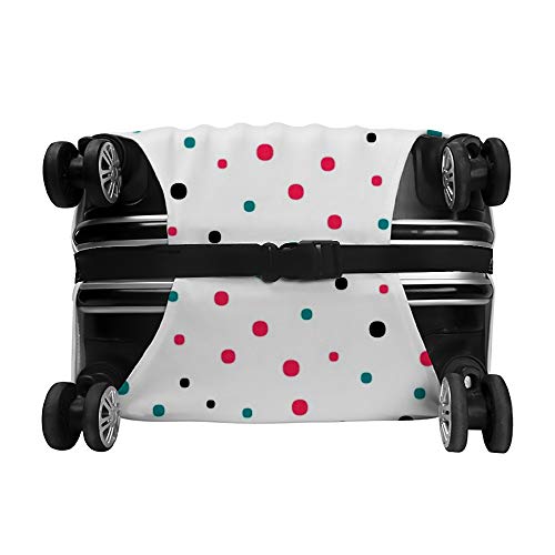 Housses de voyage à pois multicolores lavables et extensibles - 2