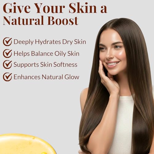Image of AVD ORGANICS Jojoba Oil for Skin | 100% Pure (6.7 fl oz) Cold Pressed Unrefined Hexane Free | Moisturizing for Face, Hair, Skin & Nails | 200ML