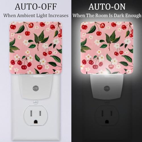 Lámparas de noche LED con sensor, pack de 2, 7.6x7.6cm miniatura 2