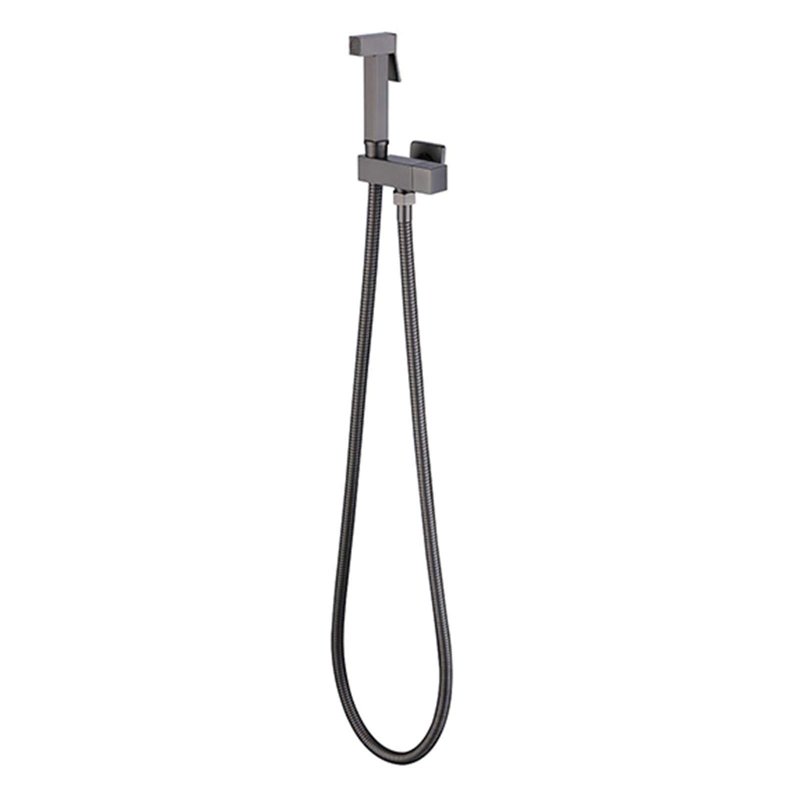 Fixation de douche de bidet en laiton massif et finitions chromées haut de gamme pour WC