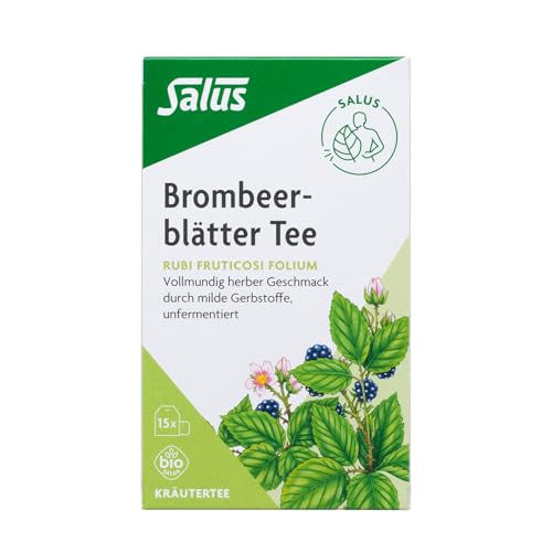 Salus - Brombeerblätter Tee - 1x 15 Filterbeutel (27 g) - Kräutertee - nicht fermentiert - Rubi fructicosi folium - vollmundig herber Geschmack - unfermentiert - bio