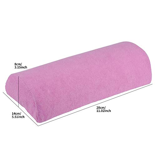 Qimyar Soft Nail Art Design Cushion Hand Rest Pillow Half Column Manicure Care Treatment Salon Tool #TOP6