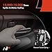 A-Premium Front Left Driver Side Interior Door Handle with Power Lock Hole Compatible with Ford Taurus 2010 2011 2012, Black Bezel with Chrome Lever, Replace# AG1Z-5422601-AA