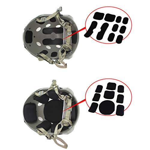 image for Yzpacc Universal Airsoft Helmet Pads, Tactical Helmet Replacement Foam