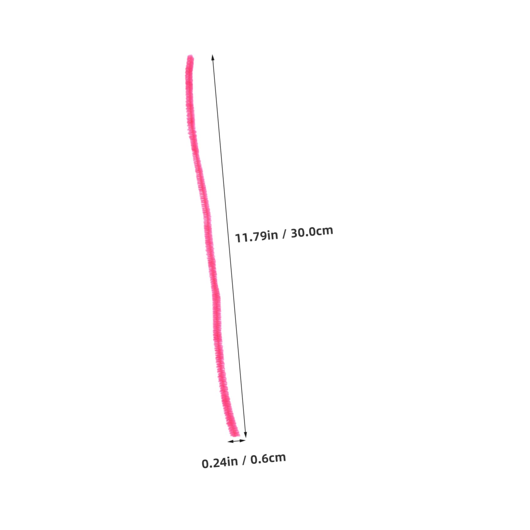 KONTONTY DIY Creative Projects 100pcs Chenille Craft Sticks Bendable Pipe Cleaners for Boys and Girls' Art Christmas Tree Decorations