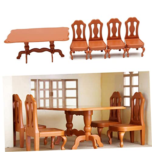 Ibasenice 2 Sets /5Pcs Toddler Chairs For Table Kids Table And Chair Kids Desk Chairs For Girls Mini Table And Chair Set Kids Resin Table And Chairs Mini Table And Chair For Toddler #TOP3