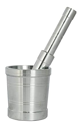 Aluminium Mortar and Pestle/Imam Dasta Okhli Masher