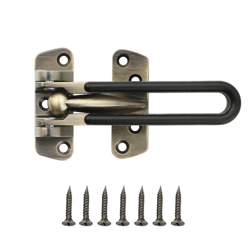 Mooche Swing Bar Door Lock, Latch Guard Clasp Door Locks for Swing-in Doors, Cyan