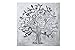 Produktbild GILDE Gemälde Lebensbaum handgemalt mit Aluminium-Elementen L= 3,0 cm B= 90,0 cm H= 90,0 cm 38030
