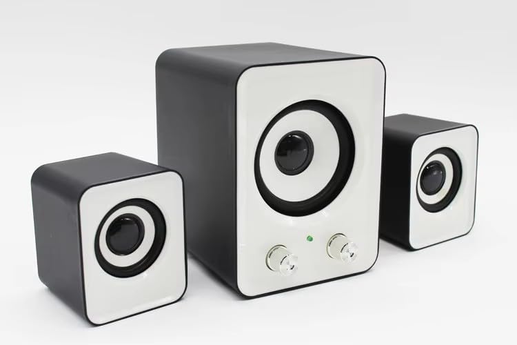 Altavoces USB 2.1 SW-202 para mejorar el sonido en teletrabajo y clases online
