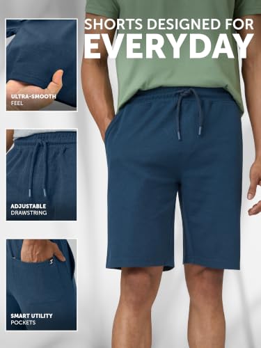 Image of XYXX Men's Nova Cotton Regular Fit Solid Shorts with Side Pockets and No Marks Waistband