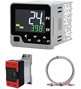 LCLCTC RS-485 Communication TC/RTD Input LCD Intelligent PID Temperature Controller Output for He...