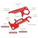 Titan Skateboard Tools Bucky Lasek Pro Legends Series Red Multi-Purpose Skate Tool