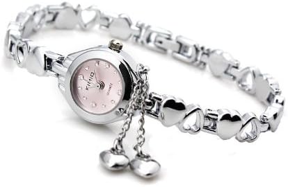 Beautiful and Popular Kimio Fashion Crystal Quartz Ladies Bracelet Watch (Pink)