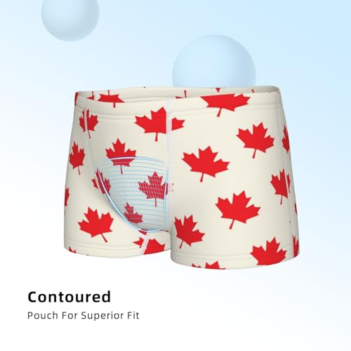 Boys' Cotton Boxer Brief Soft Underwear-Happy Canada Day4