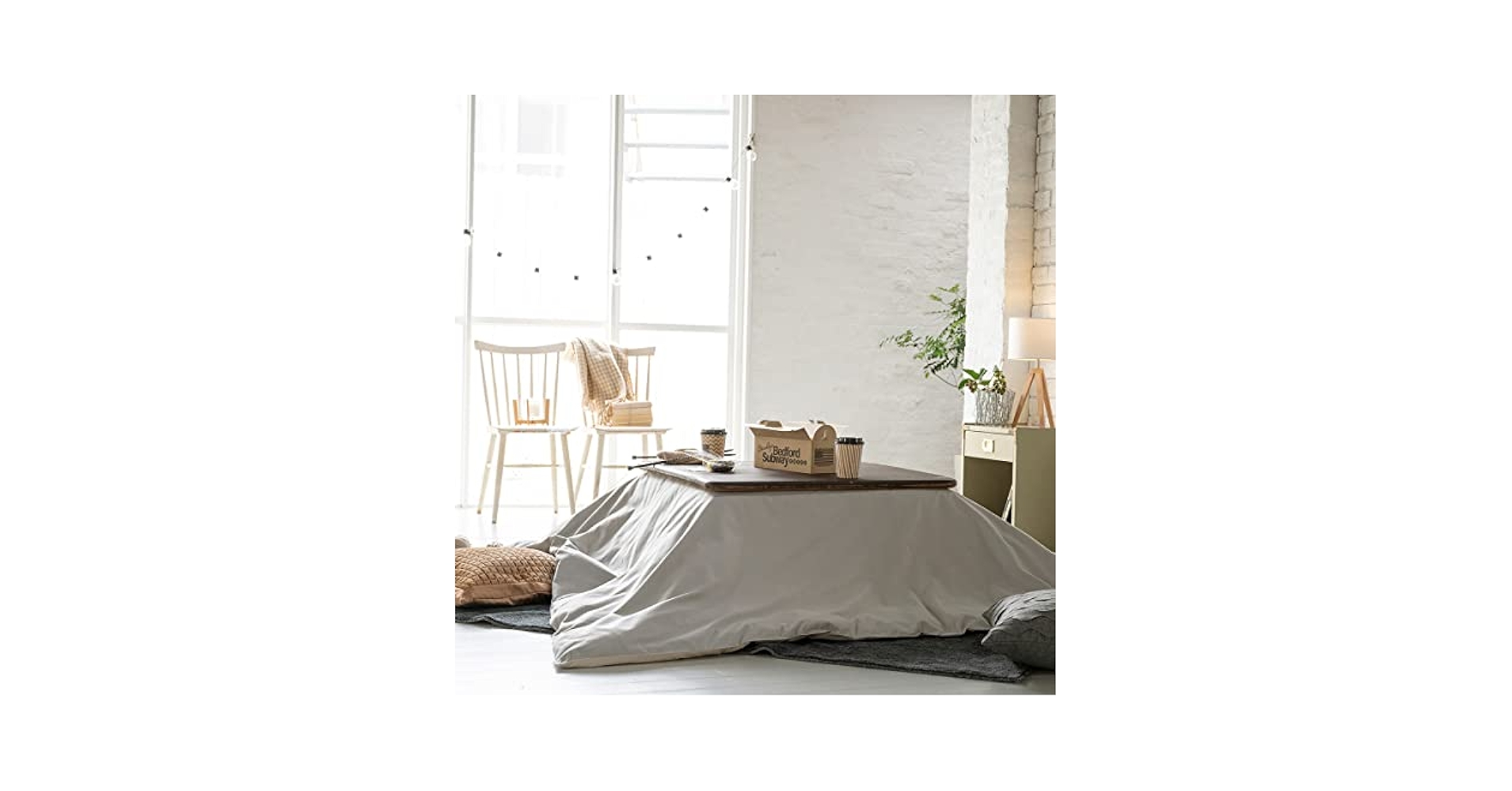 Amazon.co.jp: Fab the Home こたつ布団カバー 正方形 200×200cm