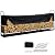 Outdoor Firewood Rack with Cover, 12.3FT 3/4 Cord of Firewood, Heavy Duty Firewood Holder & 600D Oxford Waterproof Cover for Outdoor Indoor Fireplace, Patio, Log Storage Rack for Firewood