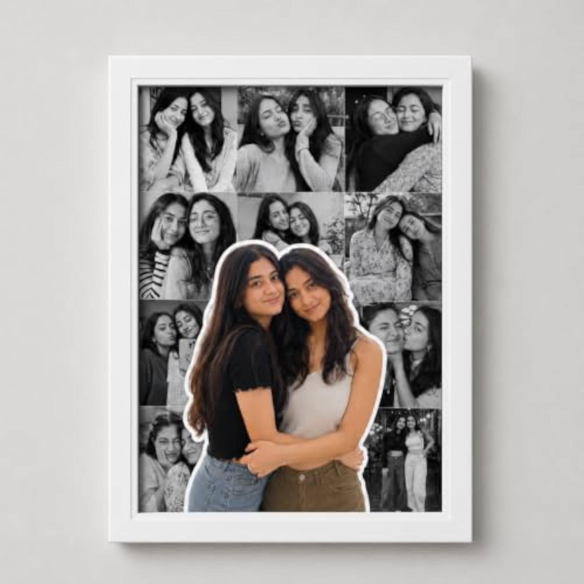 Personalized Customised Frame for Collage Photos, Various Sizes