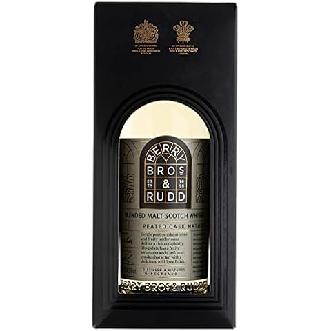 Berry Bros & Rudd | Blended Malt Peated Cask Whisky | 700 ml | 44,2% Vol. | Milder Torfrauch & Honigmelone | Leicht rauchige Note Cover