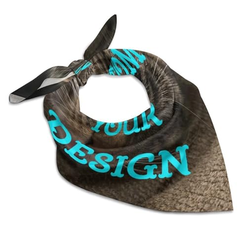 Square Scarfs For Women - Personalized Photos/Text Lightweight Scarves, Formal Square Neck Scarfs2