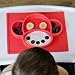 Nuby Sure Grip Monkey Silicone Placemat, Red