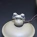 Frog Rings,Personalized Open Adjustable couples rings,Cute Animal wedding bands for women silver