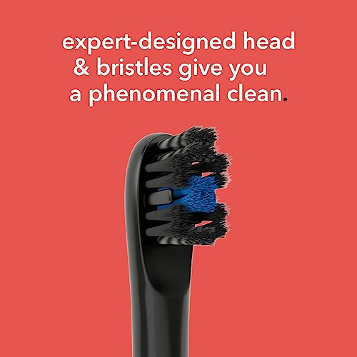 Colgate Hum Connected Smart Electric Toothbrush Refill Head, Black, 2 Pack #TOP3
