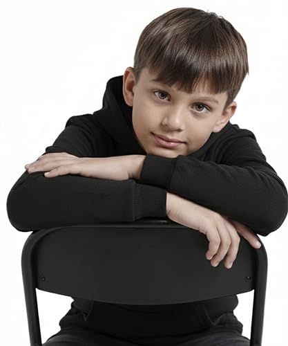 Image of KYDA KIDS Boys 100% Cotton Hooded Neck Long Sleeve Sweatshirt with Hoodies Winter Wear