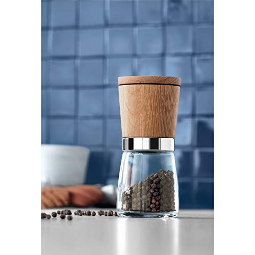 WMF Ceramill Nature Salz und Pfeffer Mühle, unbefüllt, für Salz, Pfeffer, Chilli, Salzmühle, Pfeffermühle Holz, Keramikmahlwerk – Ansicht 2