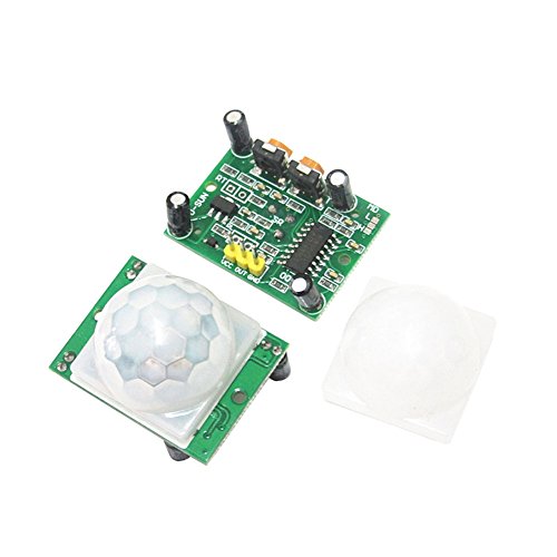 Qunqi 10pack HC-SR501 Pyroelectric Infrared PIR Motion Sensor Modules for Microcontrollers